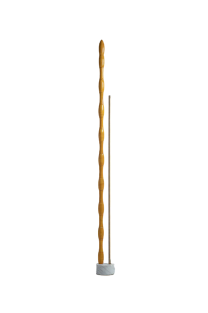 CHANNAPATNA FLOOR LAMP STAMBH - YELLOW